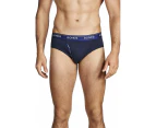 Mens Bonds Guyfront Guy Front Brief Underwear Undies Briefs Jocks Black Blue Red Cotton/Elastane - Navy with Navy