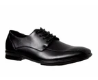Mens Grosby Oliver Black Dress Work Casual Formal Lace Up Shoes Synthetic - Black