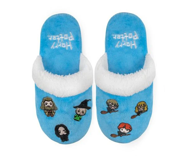 Unisex Kids Kids Boys Girls Harry Potter & Friends Hogwarts Kawaii Slippers Light Blue Polyester - Kawaii HP & Friends - Light Blue