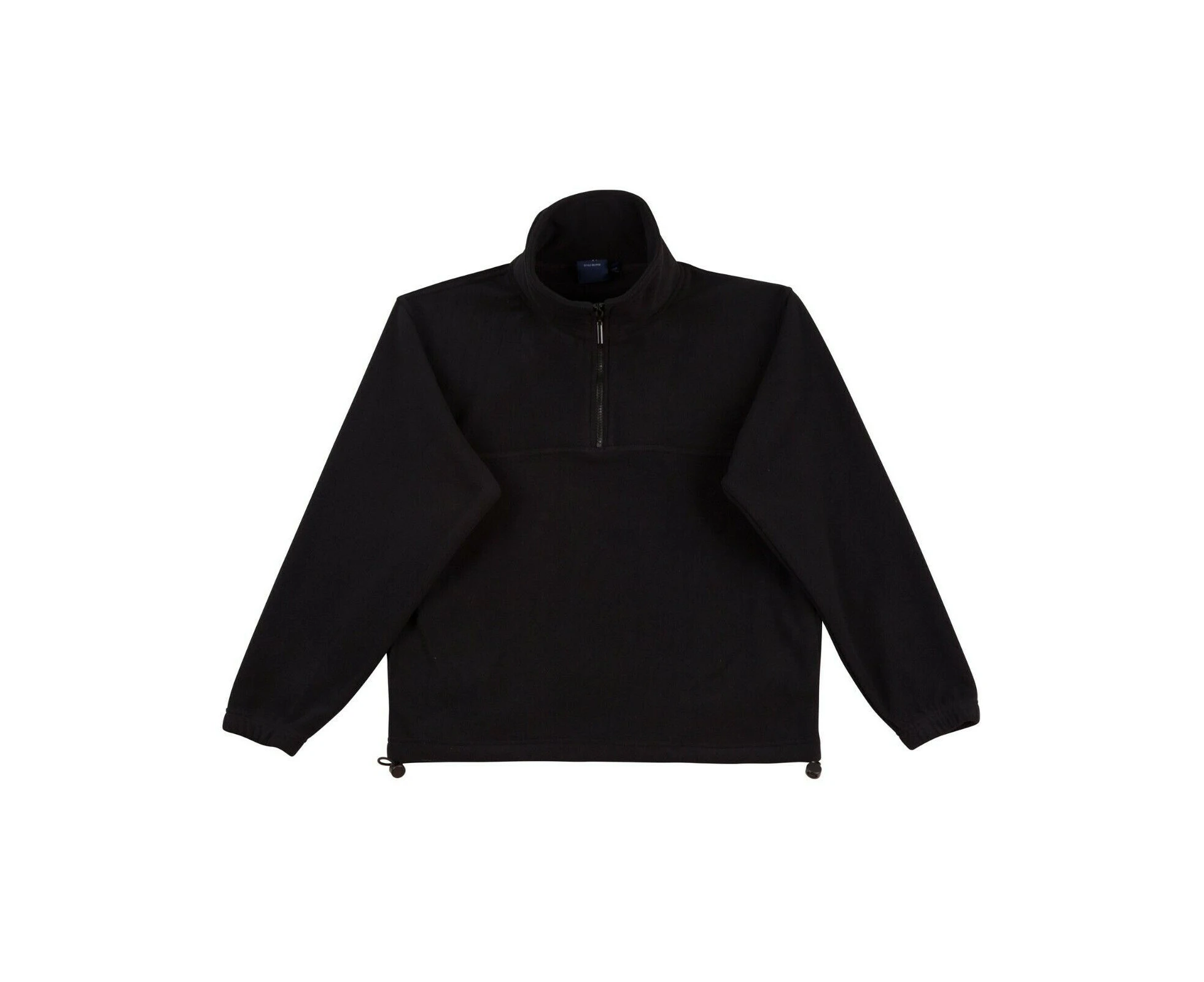 BLADE | Unisex Half Zip Polar Fleece Pullover Sweater - Black