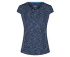 Regatta Great Outdoors Womens Hyperdimension Short Sleeve T-Shirt (Dark Denim) - RG2448