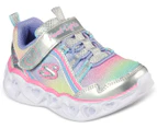 Skechers Toddler Girls' Heart Lights Rainbow Lux Sneakers - Multi