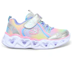 Skechers Toddler Girls' Heart Lights Rainbow Lux Sneakers - Multi