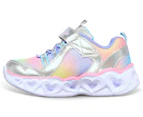 Skechers Toddler Girls' Heart Lights Rainbow Lux Sneakers - Multi