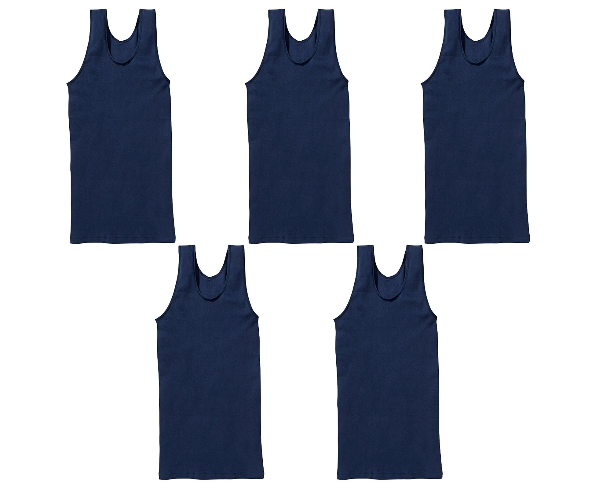 Bonds 5 Packs Navy Mens Chesty Cotton Plain Singlet Vest Tank Top Undergarment M7nlo Cotton