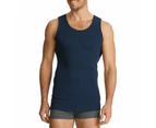 Bonds 5 Packs Navy Mens Chesty Cotton Plain Singlet Vest Tank Top Undergarment M7NLO