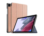 For Samsung Galaxy Tab A7 Lite Cover, Tab SM-T220 / SM-T225 8.7 2021 Case Folio Leather Smart Magnetic Flip Stand Case Cover (Rose Gold)
