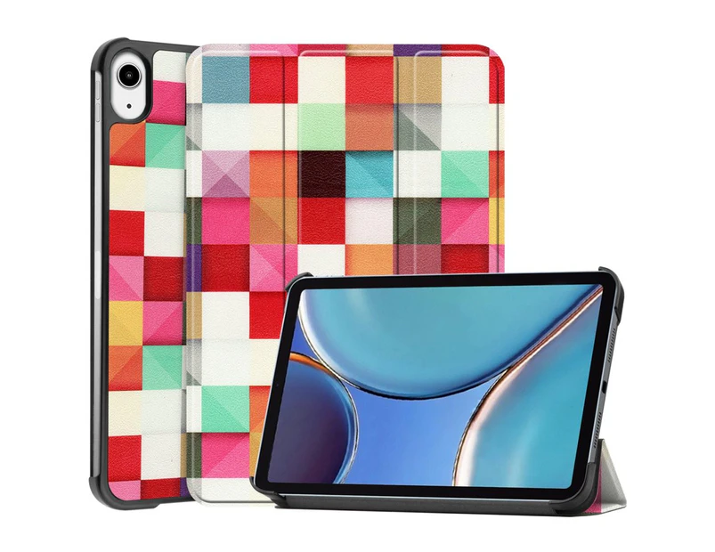 For iPad mini 6 Case,Karst Smart PU Leather Case, 3-Fold Cover, Magic Cube