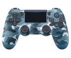 Wireless Bluetooth Controller V2 For Playstation 4 PS4 Controller Gamepad Unbranded - Blue Camo + Free PS4 God Of War BUNDLE
