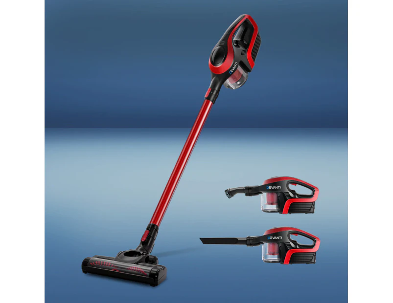 Devanti Handheld Vacuum Cleaner Cordless Handstick Stick Bagless Recharge Vac 150W