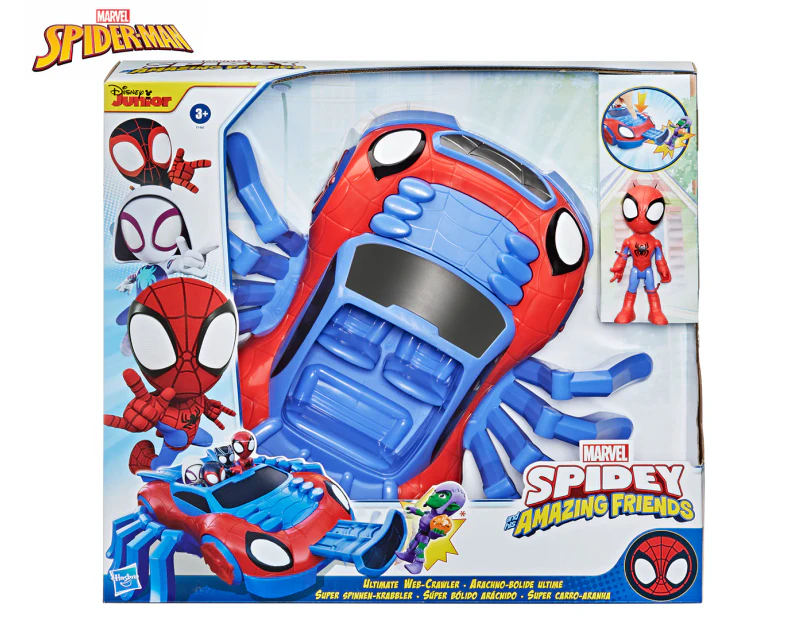 Spidey And His Amazing Friends Ultimate Web-Crawler Playset - Red/Blue/Multi