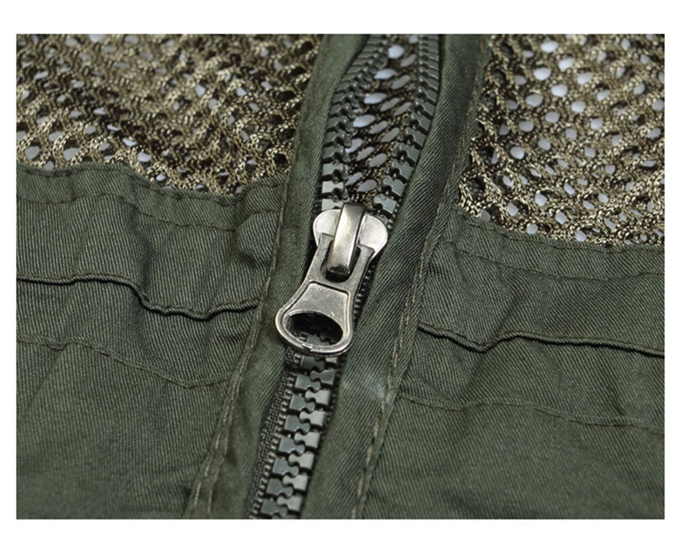 Grey）Fly Fishing Vest Pack For Men Adjustable Size Breathable Mutil-Pocket  Vest
