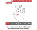 (X-Large, Blue) - RDX Weight Lifting Gloves Workout Fitness Bodybuilding Gym Breathable Powerlifting Wrist Support Training Exercise