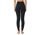 (Large, Black) - Baleaf Women's High Waist Yoga Pants Inner Pocket Non See-Through Fabric