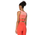 Jerf  Womens Lima Red Melange Seamless Crop Top