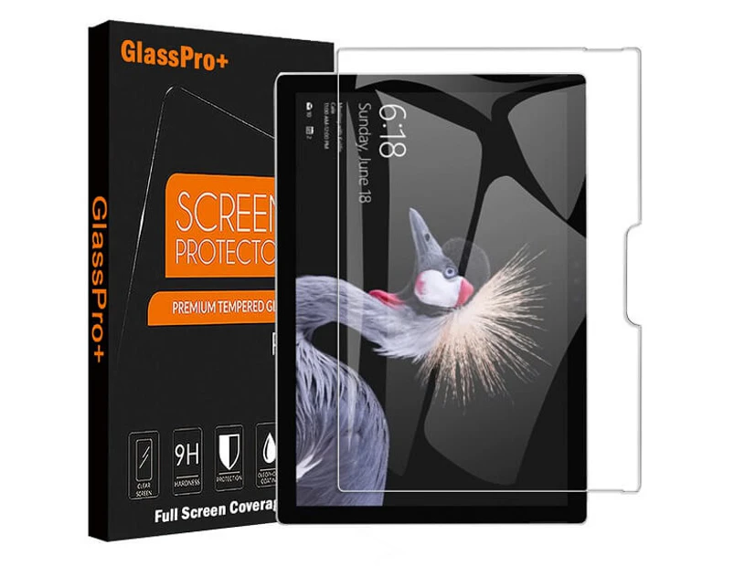 Microsoft Surface Pro 5 Screen Protector Tempered Glass Screen Protector Guard - Case Friendly