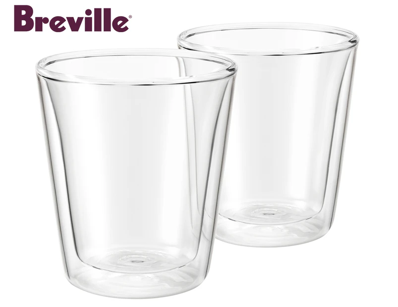 Set of 2 Breville 100mL The Espresso Duo Glasses
