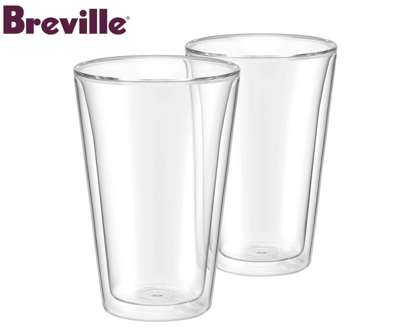 Breville 400mL The Iced Coffee Duo Glasses Set of 2