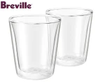 Breville 200mL The Latte Duo Glasses Set of 2
