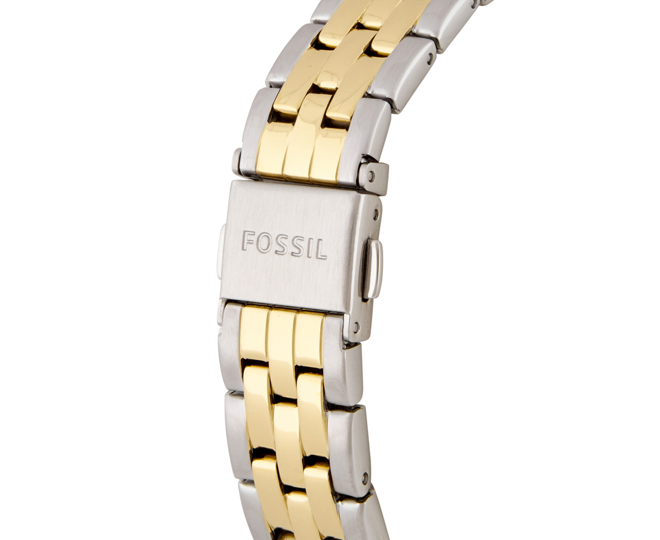 Fossil Women's 36mm FB-01 Two-Tone Stainless Steel Watch - Silver
