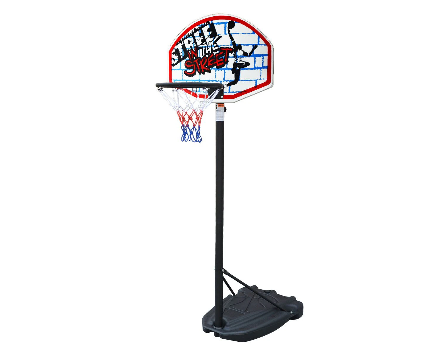 1.4m 1.9m Height Adjustable Portable Basketball System