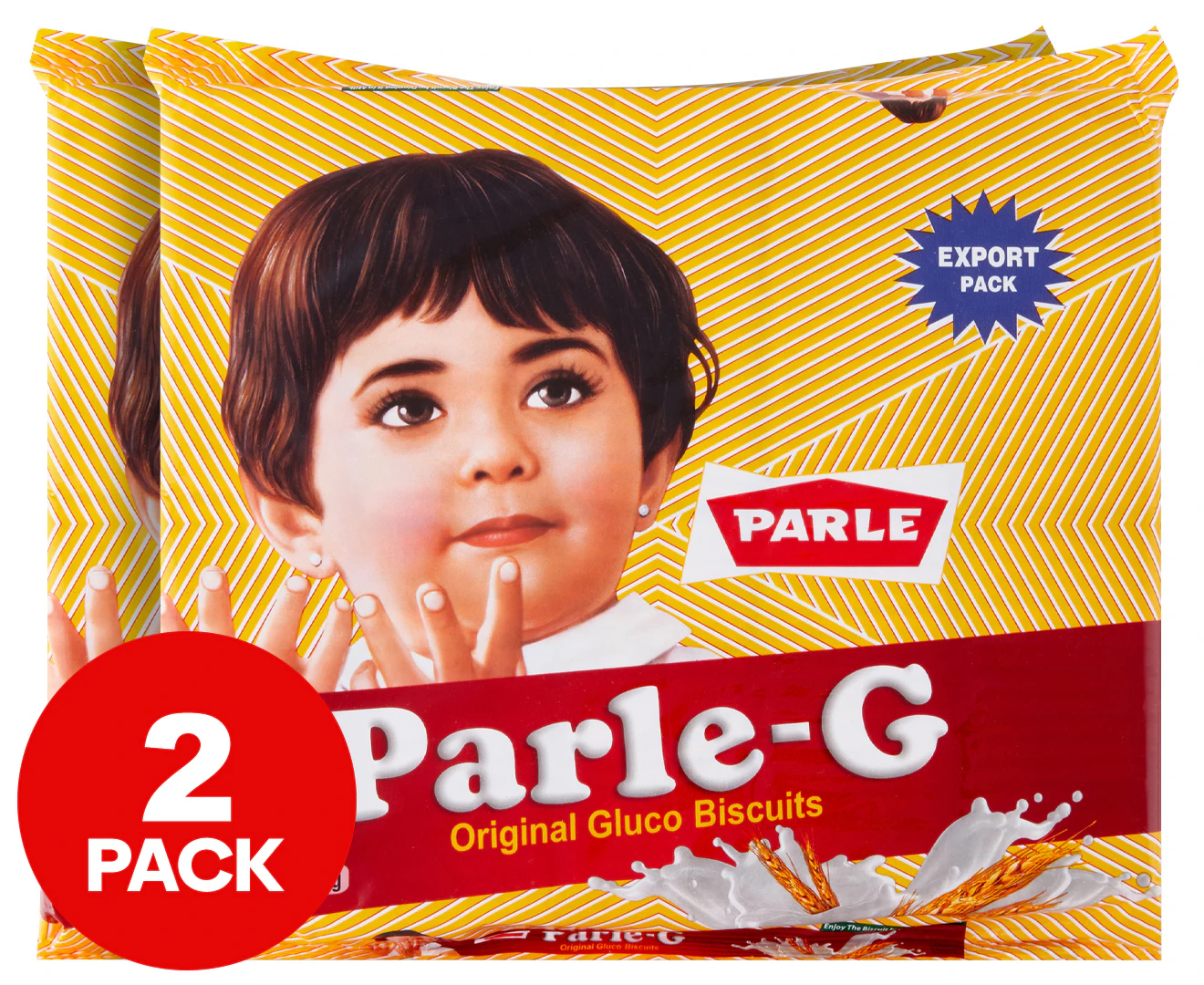 2 x Parle-G Original Gluco Biscuits 752g