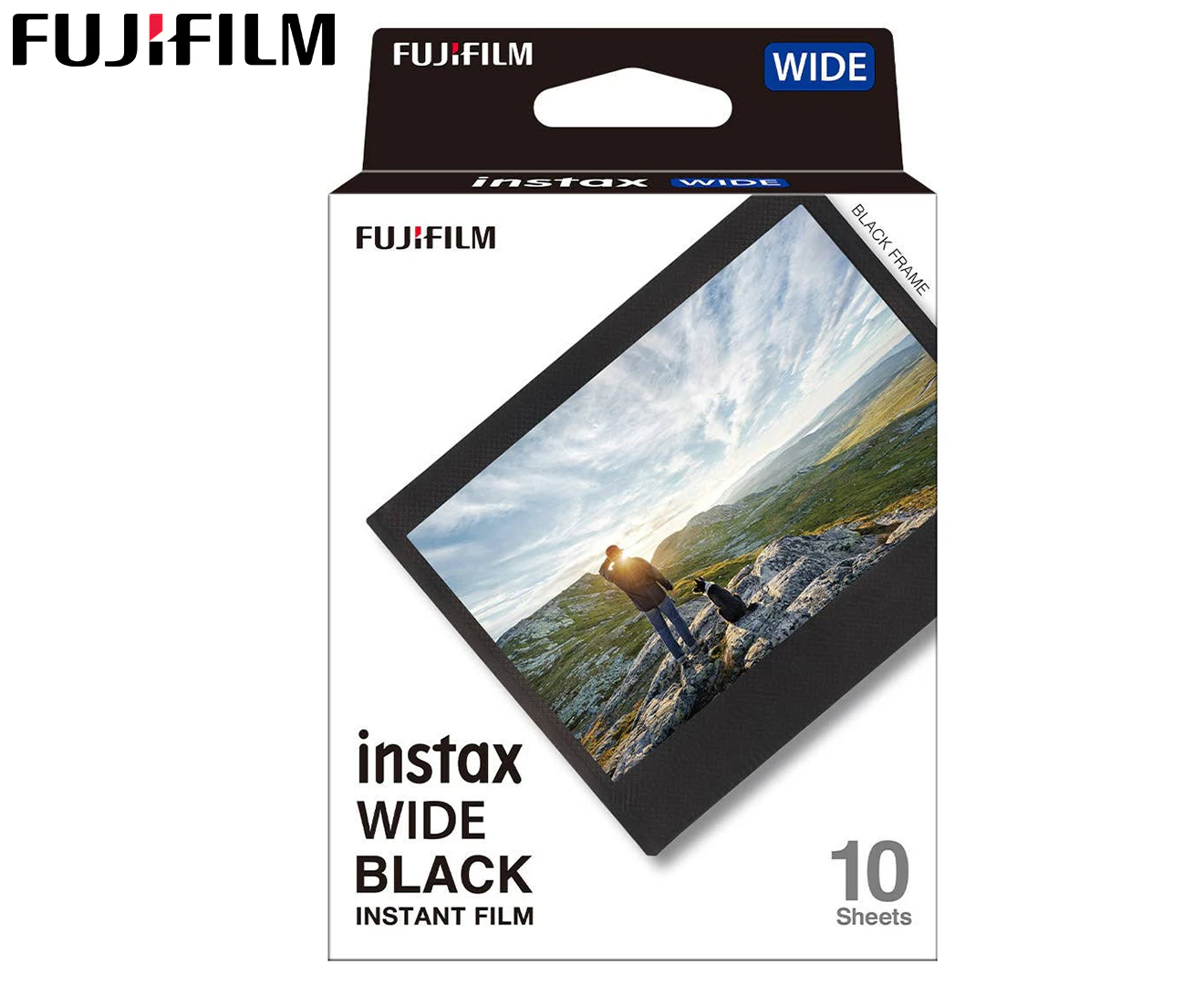 FujiFilm Instax Wide Black Frame - Instant Film (10 Sheets)