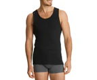 Bonds Mens 1Pk Chesty Cotton Singlets Cotton - Black