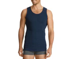 Bonds Mens 1Pk Chesty Cotton Singlets Cotton - Navy