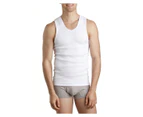 Mens Bonds 2 Pack White Chesty Athletic Singlets Cotton - White