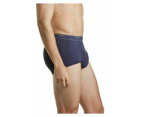 Mens Bonds Navy Cotton Briefs Brief Support Undies Underwear Sport Cotton - Navy