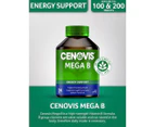 Cenovis Mega Vitamin B with Biotin, B3, B6 and B12 for Energy 200 Tablets