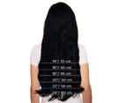 (30cm -80G, #4T4/24) - Sew in Hair Extensions Human Hair Balayage Natural Weft Hair Weave Bundles Real Remy Hair Bundles Medium Brown Roots to Medium Brown