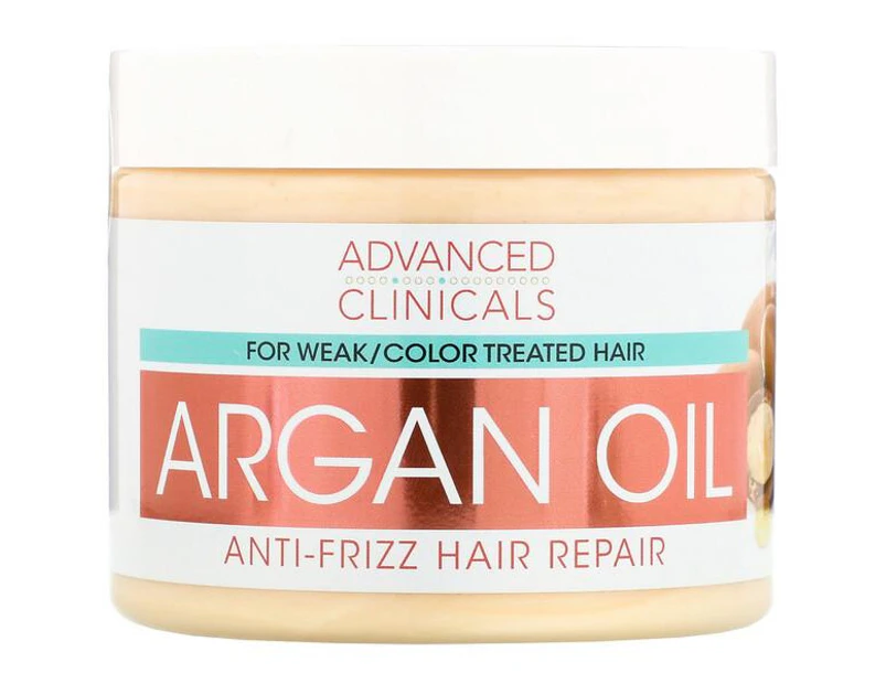 Advanced Clinicals, Argan Oil, Anti-Frizz Hair Repair, 12 fl oz (355 ml)