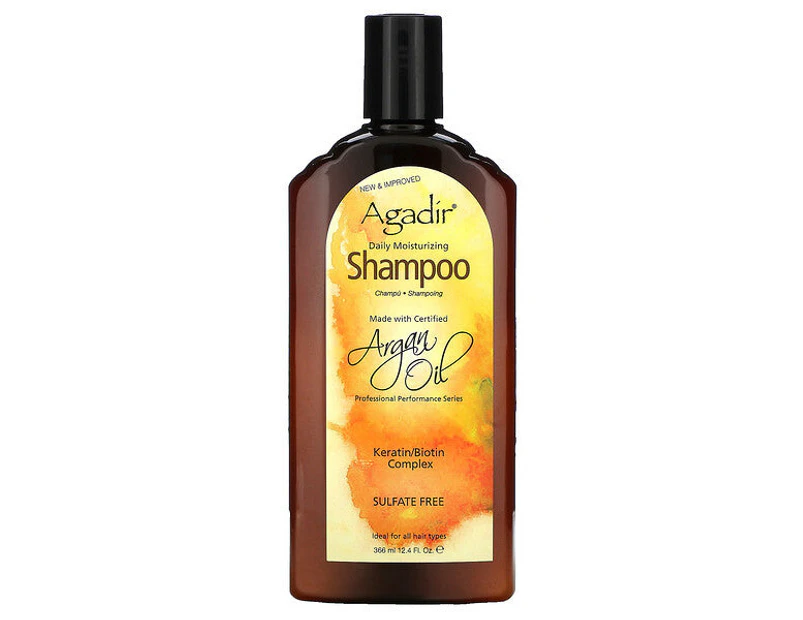 Agadir, Argan Oil, Daily Moisturizing Shampoo, 12.4 fl oz (366 ml)