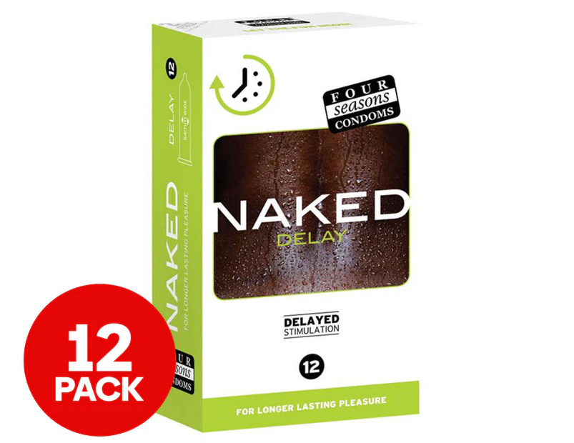 Four Seasons Naked Delay Condoms 12-Pack