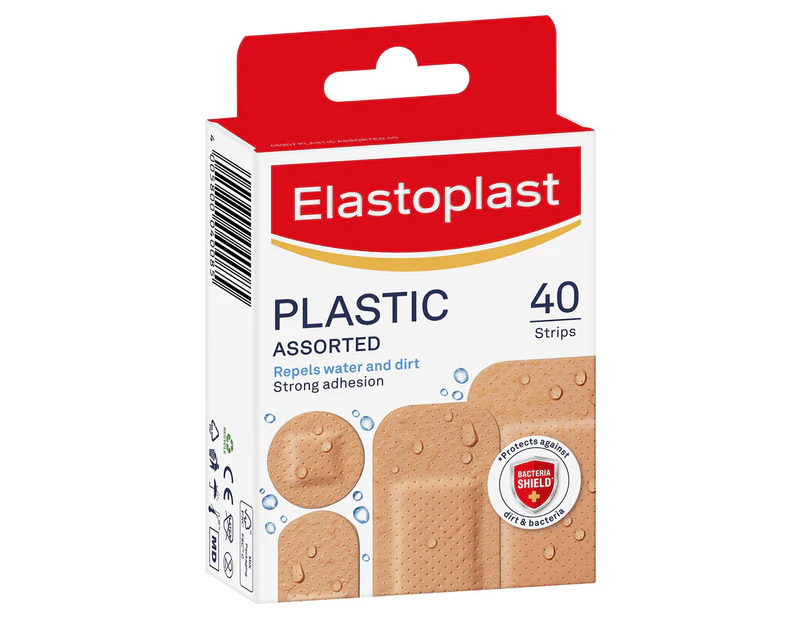 Elastoplast Plastic 40 Pack Assorted