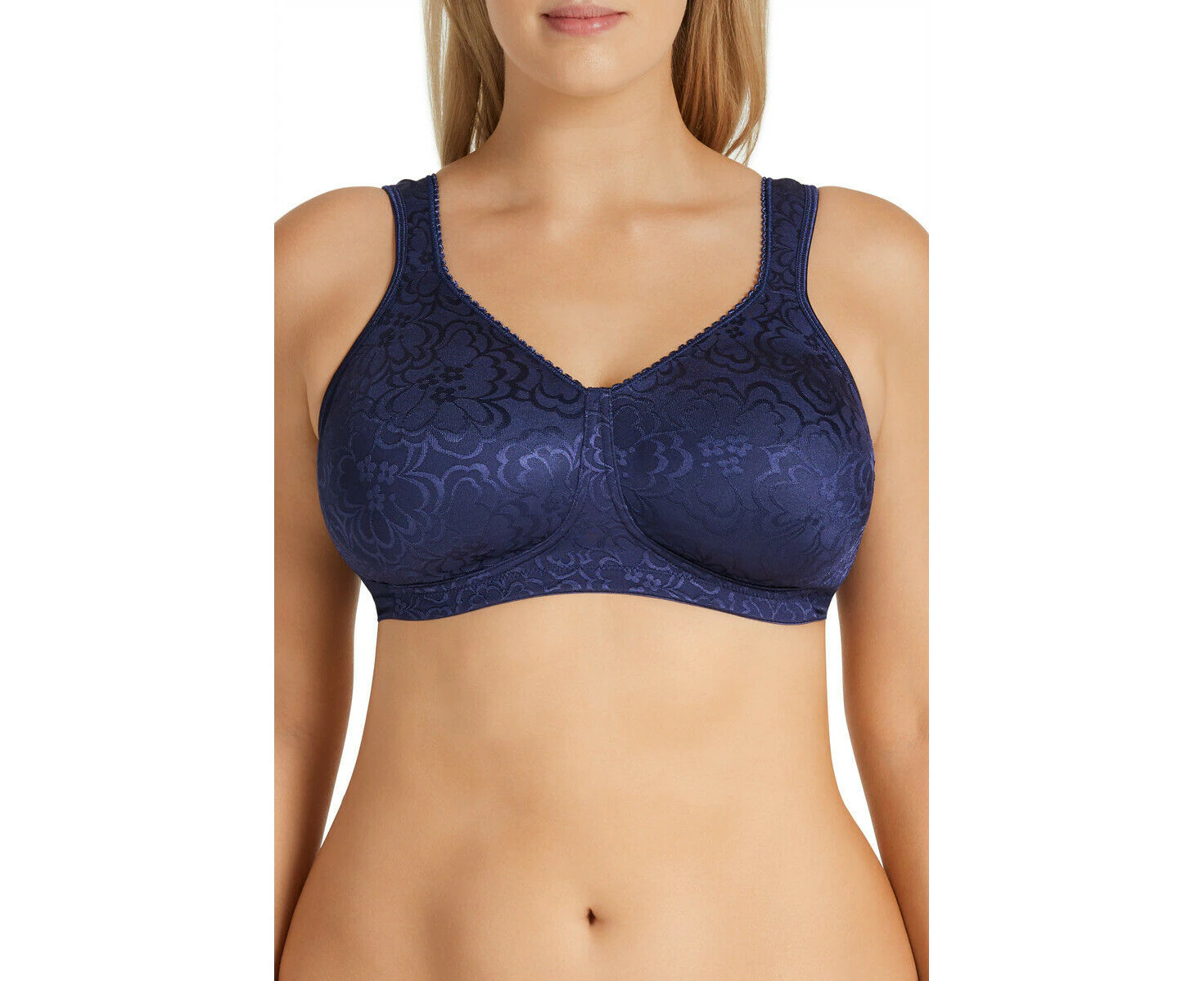 Playtex Ultimate Lift and Support Wirefree Bra Y1055H Blue Velvet