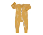 Unisex Baby & Toddler Bonds Zip Wondercool Romper Cotton - Yellow KI3