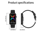 Momax HT5 HD Smart Watch Blood Pressure Body Temperature Bluetooth Call Sports Watches-Black