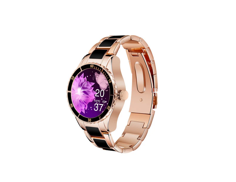 Momax Z73 Women Smart Watch Elegant Luxury Ladies Smartwatch Heart Rate-Black