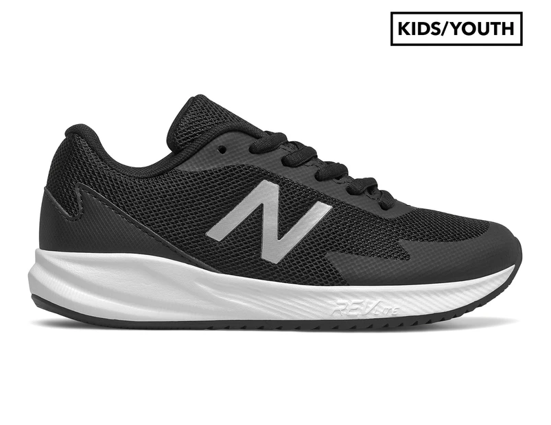 New Balance Boys' 611 Sneakers - Black/White