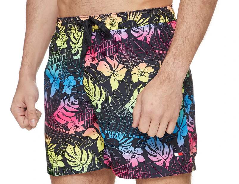 Tommy Hilfiger Men's Slim Fit Drawstring Swim Shorts - Tropic Punch