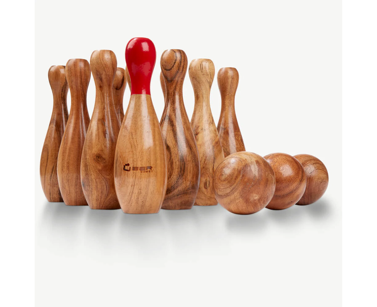 Uber Premium Wooden Skittles