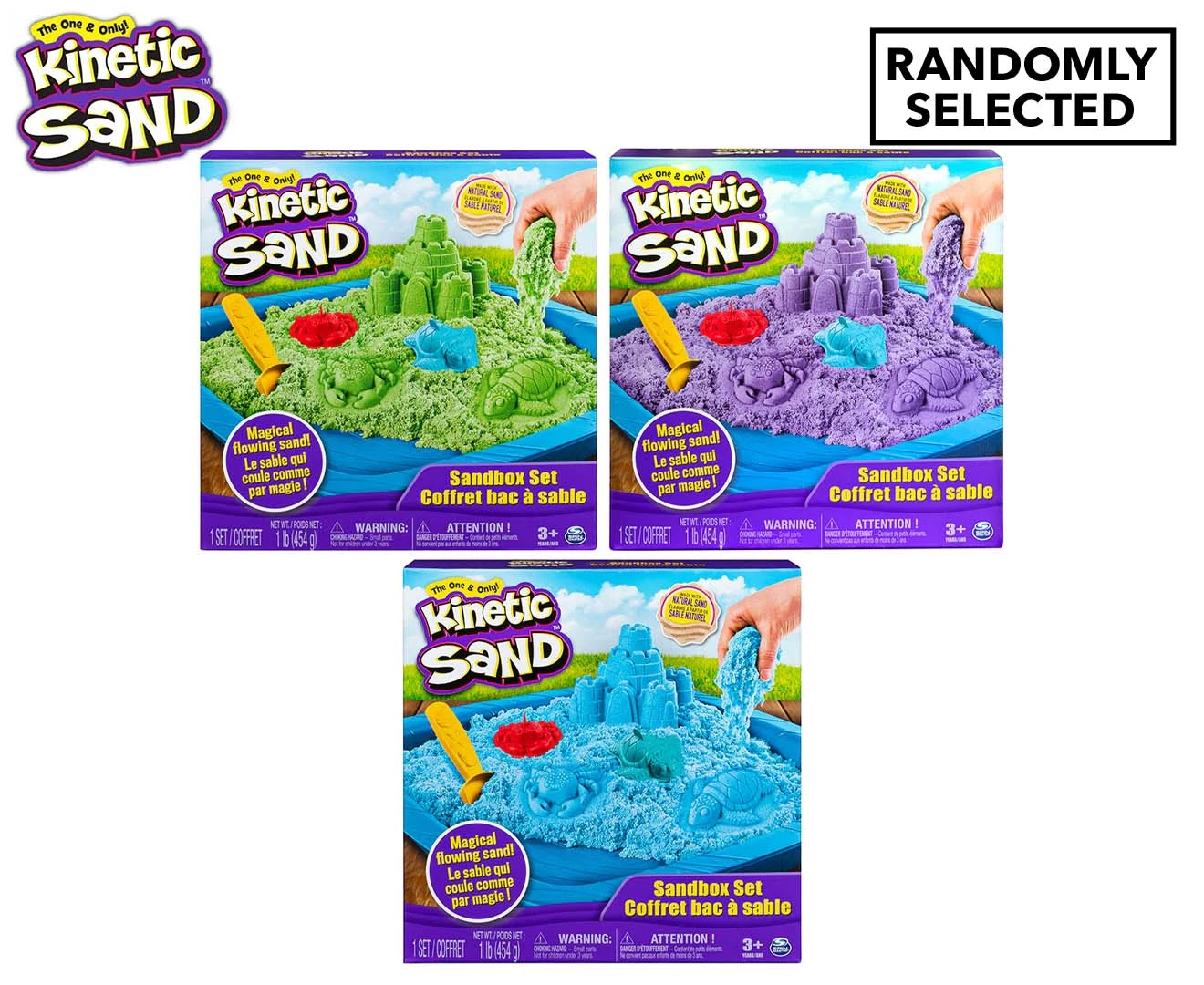 Kinetic Sand Sandbox Set - Randomly Selected