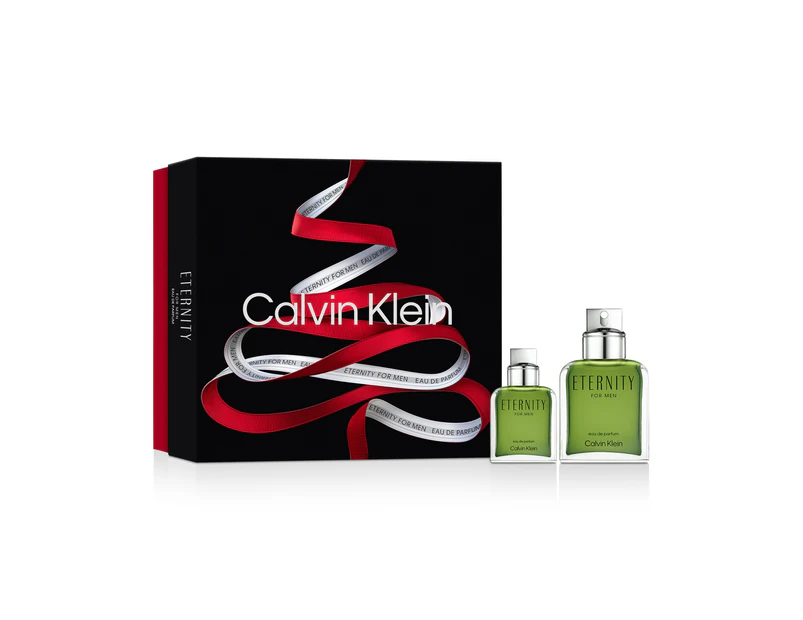 Eternity Parfum 2 Piece 100ml Eau de Parfum by Calvin Klein for Men (Gift Set)