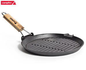 Charmate 24cm Square Cast Iron Frying Pan