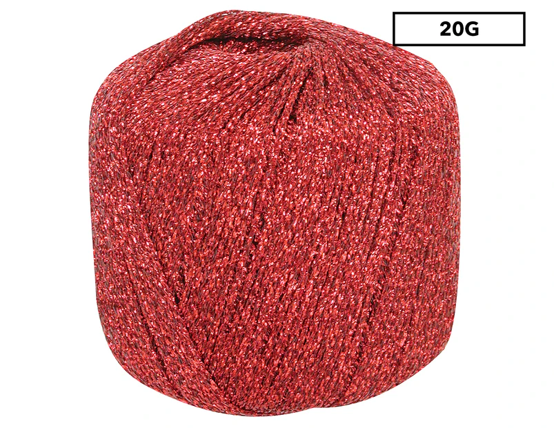 The Creative School Supply Company Metallic Yarn 20g - Red