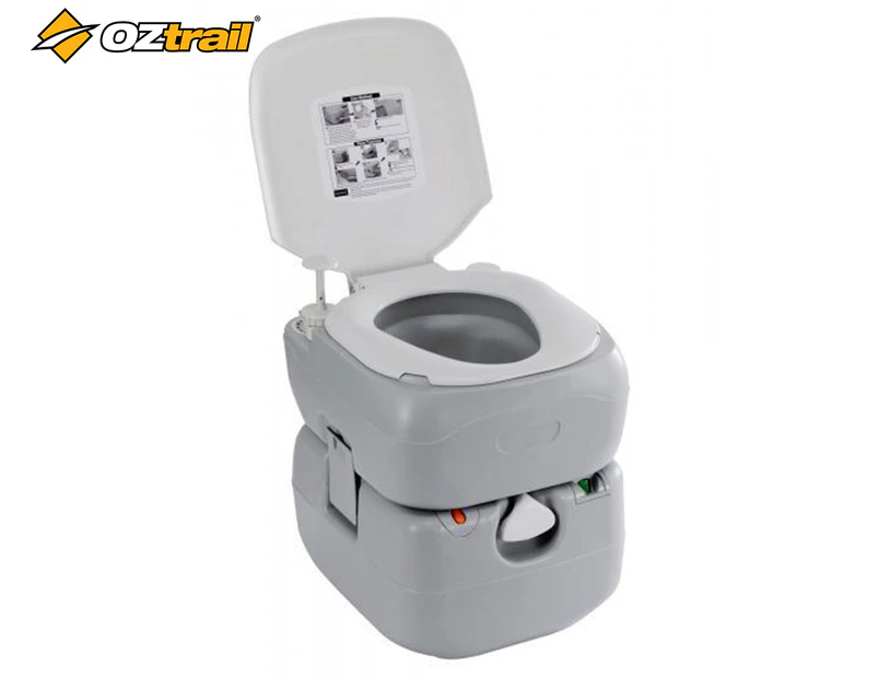 OZtrail 20L Streamline Twin Flush Portable Camping Toilet