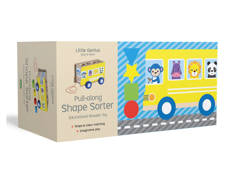 Little Genius Pull-Along Shape Sorter Toy